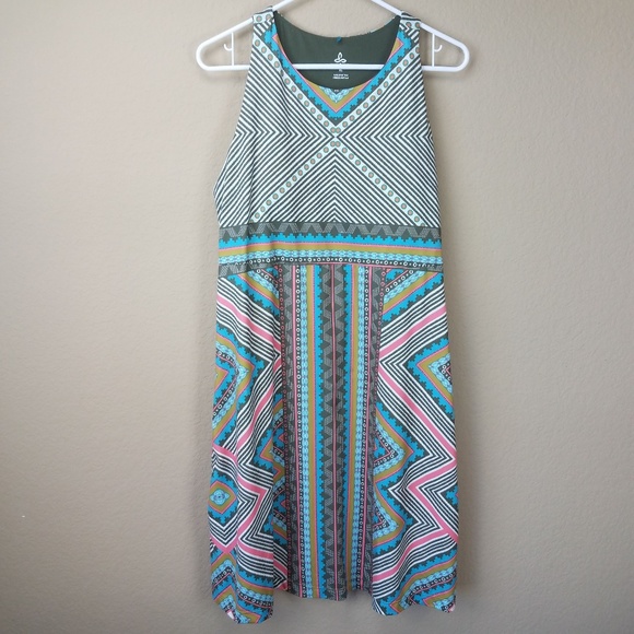 Prana Athletic Ariel Green Taos Dress sz XL - Picture 2 of 8